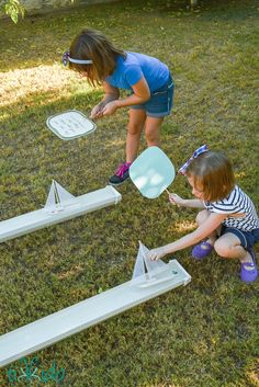 Rain Gutter Regatta, Pirate Birthday Party, Nautical Party, Water Games, Rain Gutters, Pirate Birthday, Yard Games, Backyard Games, Carnival Games