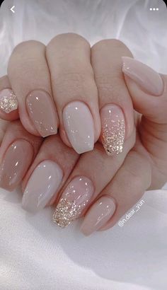 Golden Nail Art, Shellac Nail Designs, Nail Art Designs Images, Golden Nails, Gold Nail Designs, Manicure Nail Designs, Hello Nails, Nail Art Designs Videos