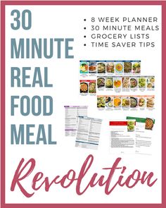 the 30 minute real food meal revolution