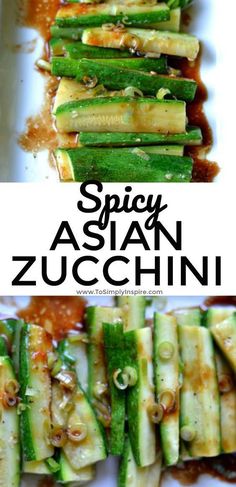 Honey Siracha, Spicy Zucchini, Low Carb Side Dish, Low Carb Side, Zucchini Recipe, Healthy Side Dish, Asian Vegetables, Healthy Side