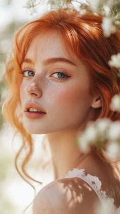 Redhead Wallpaper, Girl With Blue Eyes, I Love Redheads, Peach Hair, Natural Redhead, Copper Hair Color