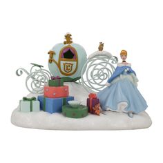 there is a figurine that has been made to look like the princess and her carriage