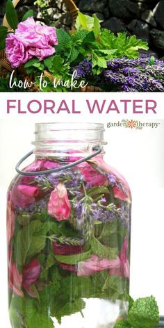 How To Make Floral Water, Homemade Perfume With Flowers, Rose Water Glycerin Diy, Rose Water And Glycerin, Rose Water Spray For Face, Skincare Videos, Skincare Gifts, Natural Concealer, Brightening Skin