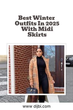 Winter Style Guide, Winter Skirt Outfit, Winter Chic