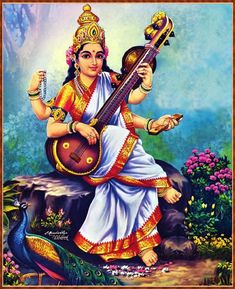 Brahma Dev, Ma Saraswati, Maa Saraswati, Durga Ji, Gayatri Devi, Saraswati Devi, Saraswati Goddess, God Images, Hindu Goddess