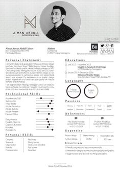 a professional resume with an image on the front and back cover, in black and white