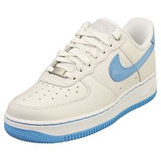 The Womens AF1 LXX from Nike combines a Leather upper with a durable Rubber sole. These Fashion Trainers feature Lace-Up fastening, Synthetic insole and Textile lining. Finished with Nike branding, the style DX1193-100 comes in a White Blue colourway. Style: AF1 LXX Outer: Leather Lining: Textile Fastening: Lace-Up Sole: Rubber Colour: White Blue Sup. Ref.: DX1193-100 NOTICE FOR EU CUSTOMERS: YOU ARE RESPONSIBLE FOR IMPORT DUTIES AND VAT AT THE DESTINATION COUNTRY FOR ANY ORDERS ABOVE 150 EUROS Mens Womens Kids Brands LOW COST UK DELIVERY RATES LOW INTERNATIONAL DELIVERY RATES 30 DAYS RETURN POLICY Nike Af1 Lxx Womens White Blue Fashion Trainers The Womens AF1 LXX from Nike combines a Leather upper with a durable Rubber sole. These Fashion Trainers feature Lace-Up fastening, Synthetic inso Nike Air Force 1 Lxx, Nike Waffle Trainer, Fashion Trainers, Nike Waffle, Casual Trainers, Trainers Fashion, Casual Heels, Nike Fashion, University Blue