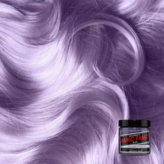 GUILT-FREE GLAMOUR!® Amethyst Ashes is a smoky grey hair dye with cool purple tones. For the most radiant results, we recommend lightening hair to the lightest level 10 blonde before use. Pastels/Greys/Toners contain less pigment than our vivid shades and will fade from your hair faster. To commemorate our 40 year “Manniversary" in 2017, we ran a contest to name our new shade. AMETHYST ASHES was selected from the thousands of entries.  Details: Style: Classic Semi-Permanent Hair Dye Color: Amethyst Ashes Color Description -  Smoky Grey Hair Dye Volume: 4oz / 118ml Ingredients: Vegan Friendly, PPD Free! Additional Features: Benefits of Conditioning Hair, Resealable Tub For Longer Use, Comes With Instructions Duration: 2 - 4 weeks For Best Results: See Instructions Tab  Tested on celebrities Smoky Grey Hair, Orchid Hair Color, Level 10 Blonde, Silver Lavender Hair, Lavender Grey Hair, Lightening Hair, Metallic Hair Color, Manic Panic Hair Color, Purple Grey Hair