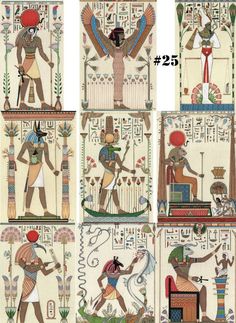 egyptian paintings depicting the life and times of pharaohs