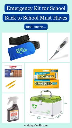 the emergency kit for school back to school must haves and more than one bag