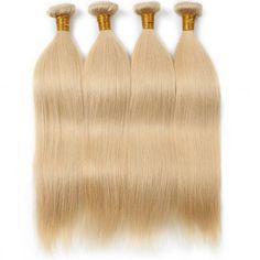 【Straight Hair】cheap brazilian straight blonde virgin hair products 100% unprocessed cheap blonde hair extensions #ombrehair #hairbundles Blonde Indian, Straight Weave Hairstyles, Straight Blonde Hair, Straight Hair Bundles, Brazilian Straight Hair