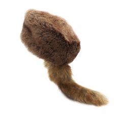 YOU can be the next King of the Wild Frontier in our faux fur coonskin cap! Channel your inner Davy Crockett with this incredibly soft, stylish, functional, and warm hat. Great for mountain week getaways, winter hikes, and even costumes. This head-turning hat features a faux rabbit fur crown and a faux raccoon tail. Perfect for filling all your woodsman needs! Faux Fur. Unlined. Dry Clean Only. Premium Quality. Please message with any inquiries. Coonskin Cap, Raccoon Tail, Faux Fur Accessories, Davy Crockett, Faux Fur Material, Faux Fur Hat, Winter Hats For Men, Fake Fur, Fur Hat