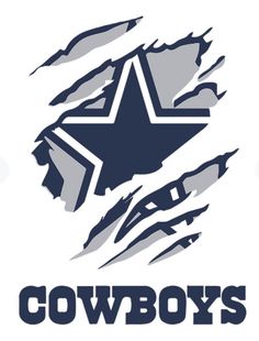 the cowboys logo on a white background