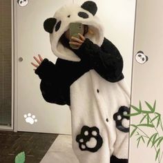 Lovely Panda Winter Pajamas PN6401 ●Size: M: for people 150-160cm,45-50kg L: for people 160-165cm,50-60kg XL: for people 165-170cm,60-70kg XXL: for people 170-175cm,70-80kg ●Material:polyester fibre (Please allow 1-3cm differs due to manual measurement.As different computers display colors differently,the color of the actual may vary slightly from the above images.Thanks for your understanding.) ●About Shipping: We attach great importance to the orders of each customer and parcel delivery. 1.Processing time: 2-3 business days. 2.Shipping time: 10-15 business days to US, please allow 3-4 weeks shipping to other country.(Shipping times can be affected by variable customs clearance times or public holidays.) Panda Onesie, Panda Hoodie, Winter Loungewear, Soft Robes, Style Kawaii, Cartoon Panda, Winter Pajamas, Women's Robe, Cute Pajamas