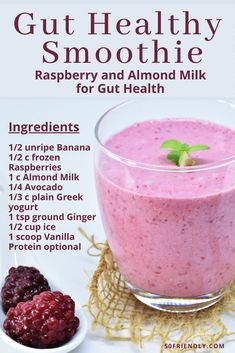 Healing Smoothie, Easy Healthy Smoothie Recipes, Healthy Gut Recipes, Gut Healing Recipes, Nutribullet Recipes, Gut Health Recipes, Healing Recipes