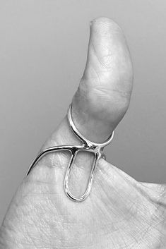 Thumb Ring, Ring Splints Diy, Splinting Guide, Ring Splints, Ring Splints Hypermobility, Diy Finger Splint, Thumb Splint Ring, Broken Finger Splint, Silver Braces