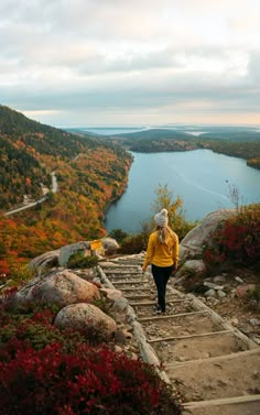 Acadia National Park In Fall Acadia National Park October, Fall Maine Trip, Best Hikes In Acadia National Park, Maine Fall Vacation, Acadia Photoshoot