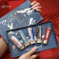 Brand Name: Rosemary BeautyNumber of Pieces: One UnitOrigin: CN(Origin)Benefit: Waterproof / Water-ResistantModel Number: KH-07/26/27/28/29Ingredient: Lipstick&LipglossNET WT: 3.5gQuantity: 1PCSType: LIPSTICKOuter packaging 1: Single small packageOuter packaging 2: 5 pcs package like photo Buy Makeup, Lipstick Tube, Velvet Lipstick, Moisturizing Lipstick, Lipstick Set, Makeup Box, Lip Kit, Lipstick Makeup