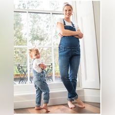 Seraphine Maternity Denim Dungarees Overalls. Color: Light Blue. Us Size 14 Tall. New With Tags. Adjustable Button Sides To Allow For A Changing Midsection Size, And Perfect To Wear With A Growing Belly During Pregnancy And Then Postpartum For Nursing. Cotton/Elastane. Seraphine Maternity, Denim Dungarees, Growing Belly, Jean Overalls, Color Light Blue, Dungarees, Postpartum, Color Light, Nursing