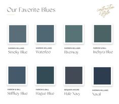 the color scheme for our favorite blues