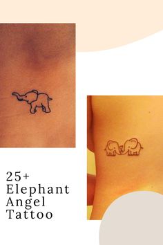 25+ Elephant Angel Tattoo Angel Tattoo Meaning, Ethereal Essence, Angel Tattoos, Tattoo Spots, Inner Harmony, Angel Tattoo Designs, Small Elephant, Detailed Tattoo, Watercolor Elephant