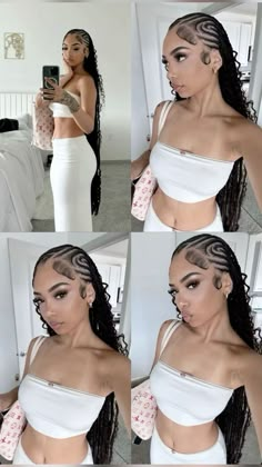 Vacation Hairstyles, Cute Braided Hairstyles, Braided Cornrow Hairstyles