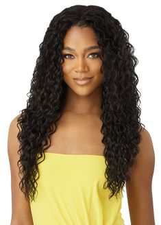 Outre Converti-Cap Wig Curly Bliss - Elevate Styles Outre Blonde Wig, Outre Half Wig, Outre Lace Front Wig, Sew In Extensions, Voluminous Curls, Chocolate Swirl, Textured Waves, Low Ponytail, Half Up Half Down