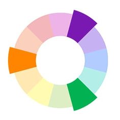 a color wheel with different colors in it