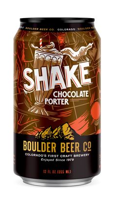 a can of shake chocolate porter beer