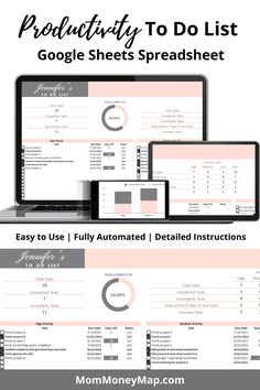 a laptop, phone and tablet with the text product to do list google sheets spreadsheet