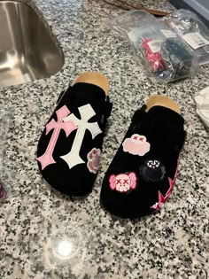 Custom Clogs With Patches, Custom Clogs Patches, Customized Birkenstock Clogs, Birkenstock Patches, Clogs With Patches, Birkenstock Clogs Patches, Shoe Flicks, Custom Birkenstocks, Boot Decor