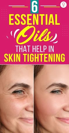 Skin Tightening Essential Oil, Essential Oils For Skin, Best Essential Oils, Sagging Skin, Face Skin Care