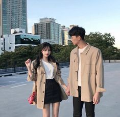 Couple Fits Korean, Korean Outfits Couple, Couple Korean Outfit, Asian Couple Outfits, Cute Couple Outfits Korean, Cute Matching Couple Outfits, Matching Clothes Couple