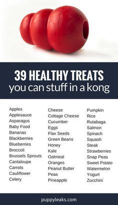 three red apples with the words 39 healthy treats you can stuff in a kong