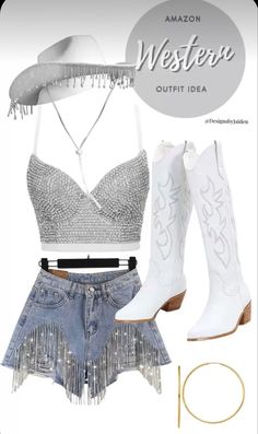 Beyonce Party Outfit, Cowboy Themed Outfit Woman, Space Cowgirl Outfit Ideas, Cowgirl Rave Outfit Western, Wild West Party Outfit College, Diamonds And Disco Theme Outfits, Cowgirl 21 Birthday Party Outfit, Beyonce Cowboy Outfit, Beyoncé Country Outfit