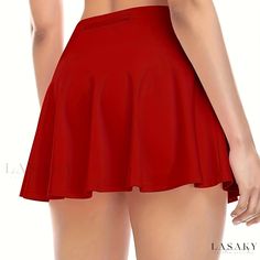 Lasaky - Premium Womens Tennis Stretch Short Skirt - High-Waisted, Pleated and Sporty - Ideal for Spring and Summer Athletic Activities. High Waist Pleated Skirt, Summer Athletic, Short Pollera, High Waisted Pleated Skirt, Spring Skirts, Womens Tennis, Stretch Shorts, Short Skirt, Pleated Skirt