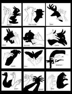 black and white instructions for how to draw hands with different gestures, including the fingers