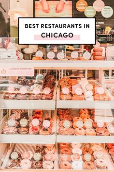 the best restaurants in chicago with donuts on display