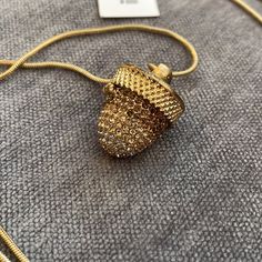 Never Worn But Has Tarnish On Top - Item Opens Madewell Jewelry, Acorn Necklace, Womens Jewelry Necklace, Madewell, Jewelry Necklaces, Necklaces, Women Jewelry, Gold, Women Shopping