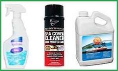 three different types of cleaning products