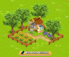 the farm life game is shown in this screenshot