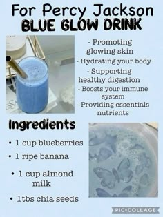 a poster with instructions on how to use blue liquid for face and body scrubs