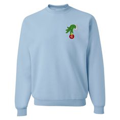 This cute, cozy, comfortable, classy, christmas crewneck sweatshirt will be a hit this holiday season! Don't be a grinch, spread holiday cheer Pineapple Hat, Fall Monograms, Gingerbread Bakery, Diy Tie Dye Designs, Grinch Hand, United Monograms, Grinch Hands, Pumpkin Monogram, Boat Tote