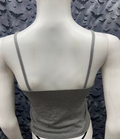 This is a gray Nausea crop tank top with spaghetti straps. This has a Nausea image screen printed on the front. 57% cotton/ 38% polyester/ 5% Spandex These are handmade screenprinted and slightly vary from the photo. Please feel free to email me any questions. Thanks for looking. I do not do exchanges and I do not take returns unless the item is damaged. I thoroughly check each item before it is shipped out. The seller is not responsible for any lost or stolen packages. Stretch Cotton Crop Top Vest, Cotton Crop Top With Adjustable Straps, Gray Tank Crop Top For Spring, Gray Seamless Tank Top For Summer, Gray Fitted Tops With Tank Straps, Fitted Cotton Tank Top In Grunge Style, Punk Fitted Tank Top For Concerts, Cotton Seamless Crop Top With Spaghetti Straps, Grunge Stretch Cotton Crop Top