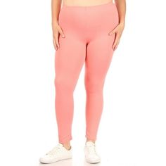 Product Description: Experience ultimate comfort and style with these Plus Size Casual Comfy High Waist Leggings. Designed with a high waistband, these leggings provide a flattering fit that enhances your curves while offering exceptional support. The soft, stretchy fabric ensures ease of movement, making them perfect for everyday wear, whether you're running errands, working out, or lounging at home. The versatile design allows these leggings to pair effortlessly with your favorite tops, tunics Non-stretch Pink Leggings For Loungewear, High Waist Pink Moisture-wicking Leggings, Compressive Full-length Pink Leggings, Pink 4-way Stretch Casual Leggings, Pink Athleisure Leggings With 4-way Stretch, Casual Tie, Printed Pencil Skirt, Plus Size Activewear, Active Leggings