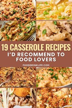 19 casserole recipes that are easy to make and can be made in less than 10 minutes