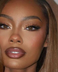 Mekap Mata, Make Up Inspiration, Makeup For Black Skin, Formal Makeup, Brown Skin Makeup, Smink Inspiration, Circle Lenses, Dope Makeup, Makeup Eye Looks