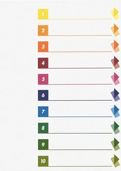 the numbers are arranged in different colors and sizes, including one for each letter on the number line