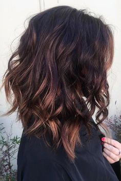 27 Popular Medium Length Hairstyles for Those With Long, Thick Hair Lob Hairstyle, Long Bob Hairstyles, Hair Color And Cut, Short Hairstyle, Long Bob, Hair Today, Thick Hair, Brunette Hair Color