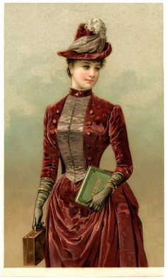 1880s Fashion, Victorian Hats, Bustle Dress, Victorian Costume, Graphics Fairy, 19th Century Fashion, Victorian Lady, Victorian Women